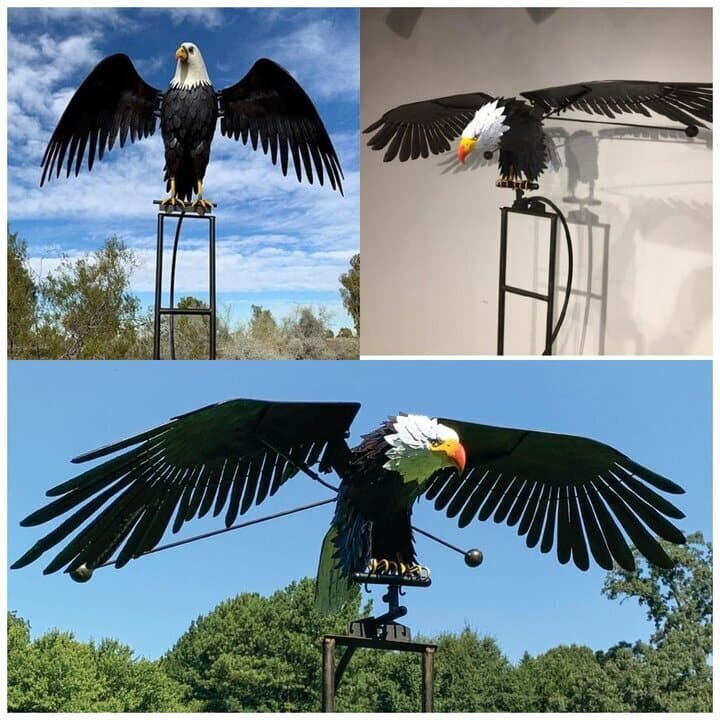 Garden Wind Spinner Metal Outdoor Ornament