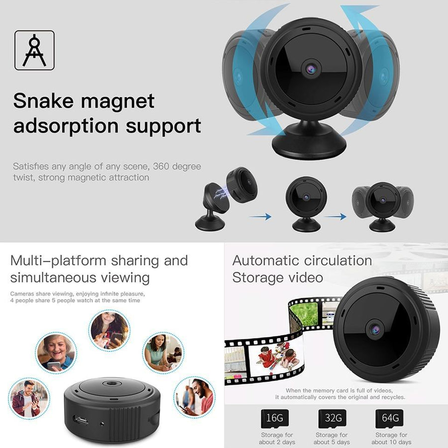 Mini WiFi Camera | 1080P Night Vision Security Cam